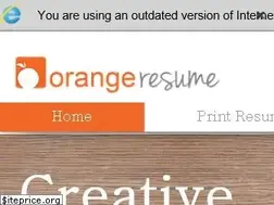 Sites similar to orangeresume.com