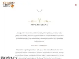 Sites similar to orangewinefestival.si