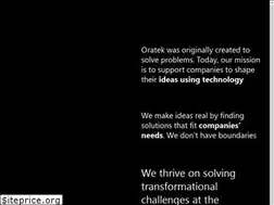 Sites similar to oratek.com