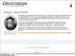 Sites similar to oratorium.org