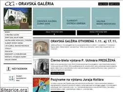 Sites similar to oravskagaleria.sk