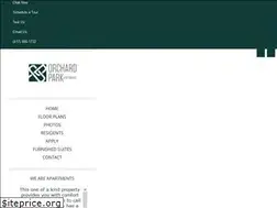 Sites similar to orchardparkapts.com