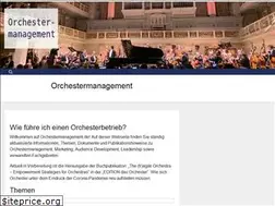 Sites similar to orchestermanagement.de
