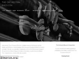 Sites similar to orchestralbassoon.com