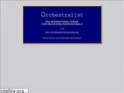 Sites similar to orchestralist.net