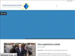 Sites similar to orchestre-symphonique-europe.fr