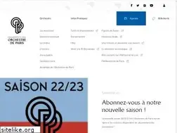 Sites similar to orchestredeparis.com