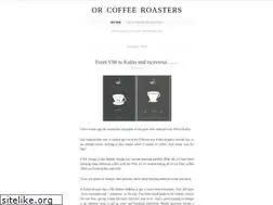 Sites similar to orcoffeeroasters.wordpress.com