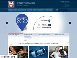 Sites similar to orcsikmuhely.hu