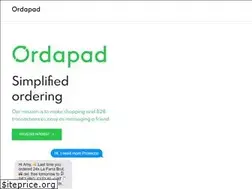 Sites similar to ordapad.com