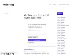 Sites similar to ordbok24.nu