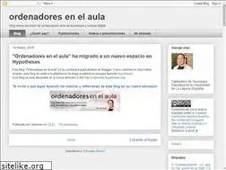 Sites similar to ordenadoresenelaula.blogspot.com
