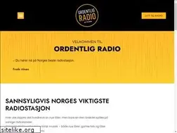 Sites similar to ordentligradio.no