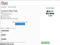 Sites similar to ordercosimospizza.com
