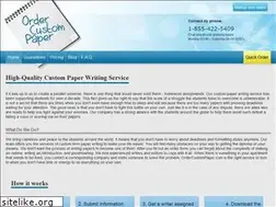Sites similar to ordercustompaper.com