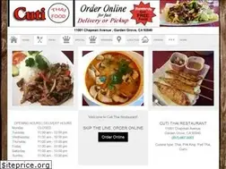 Sites similar to ordercutithairestaurant.com