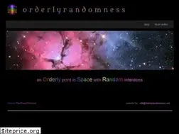 Sites similar to orderlyrandomness.com