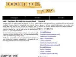 Sites similar to ordhjelp.com