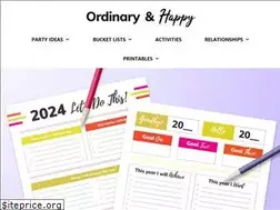 Sites similar to ordinaryandhappy.com
