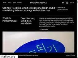 Sites similar to ordinarypeople.kr