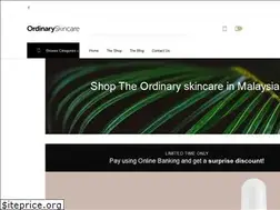 Sites similar to ordinaryskincare.com.my