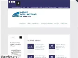 Sites similar to ordineavvocati.padova.it