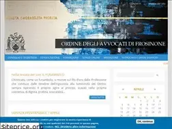 Sites similar to ordineavvocatifrosinone.it