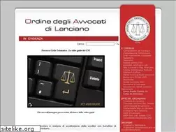 Sites similar to ordineavvocatilanciano.it