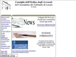 Sites similar to ordineavvocatilucera.it