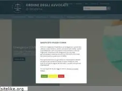 Sites similar to ordineavvocatimodena.it
