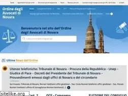 Sites similar to ordineavvocatinovara.it