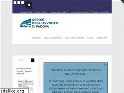 Sites similar to ordineavvocatipadova.it