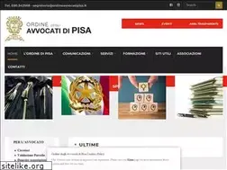 Sites similar to ordineavvocatipisa.it