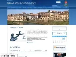 Sites similar to ordineavvocatirieti.it
