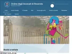Sites similar to ordineavvocatirovereto.it