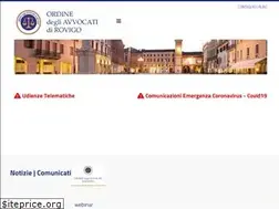 Sites similar to ordineavvocatirovigo.it