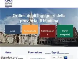 Sites similar to ordineingegnerimodena.it