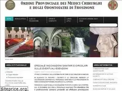 Sites similar to ordinemedicifrosinone.it