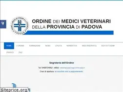 Sites similar to ordinevetpd.it