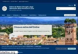 Sites similar to ordmedlu.it