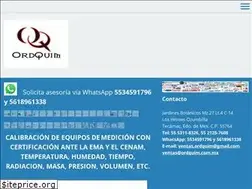 Sites similar to ordquim.com.mx