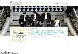 Sites similar to ordre-avocats-cassation.fr