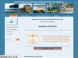 Sites similar to ordre-medecin-landes.fr
