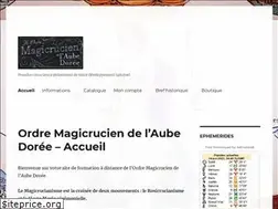 Sites similar to ordremagicrucienaubedoree.com