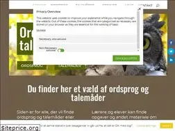 Sites similar to ordsprogogtalemaader.dk