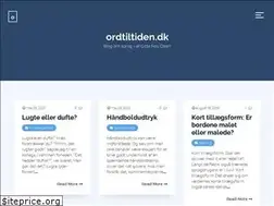 Sites similar to ordtiltiden.dk