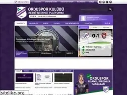 Sites similar to orduspor.org.tr