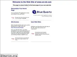 Sites similar to ore-de.com