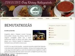 Sites similar to oregkorossy.hu