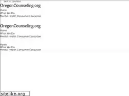 Sites similar to oregoncounseling.org